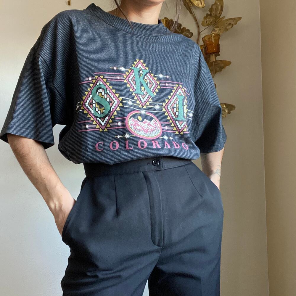 vintage ski colorado single stitch tshirt